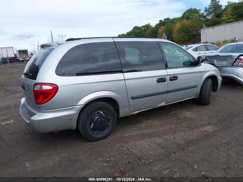 2005 Dodge Grand Caravan Se VIN: 1D4GP24R15B291556 Lot: 40596281