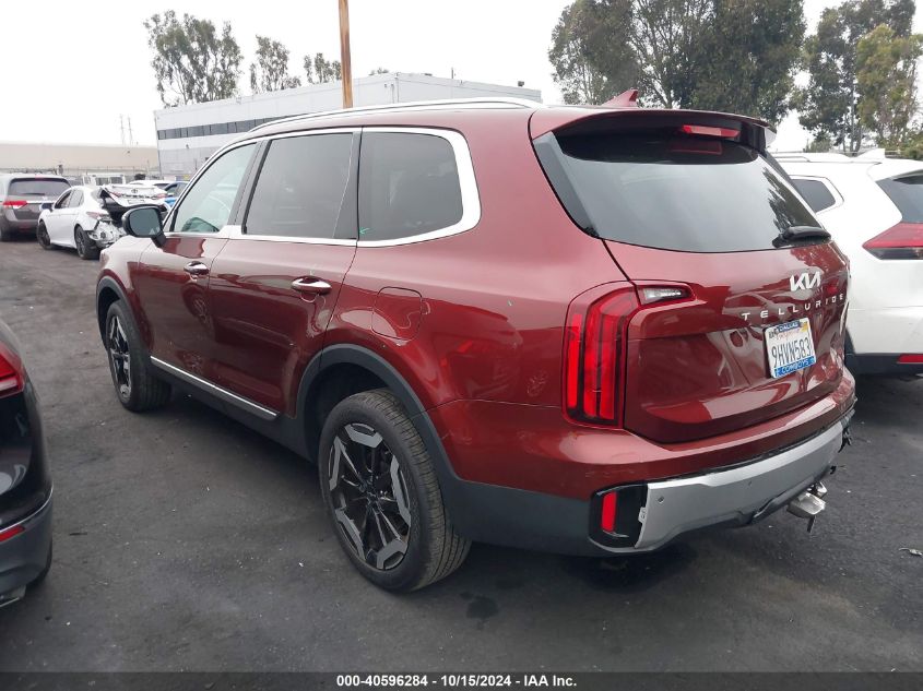 2024 Kia Telluride S VIN: 5XYP64GCXRG423874 Lot: 40596284