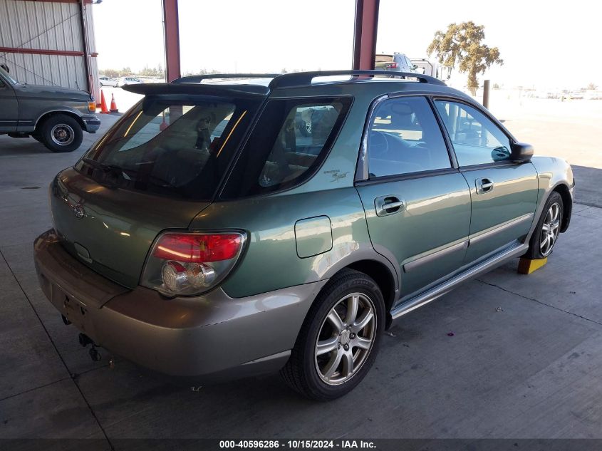 2006 Subaru Impreza Outback Sport VIN: JF1GG68666G806548 Lot: 40596286