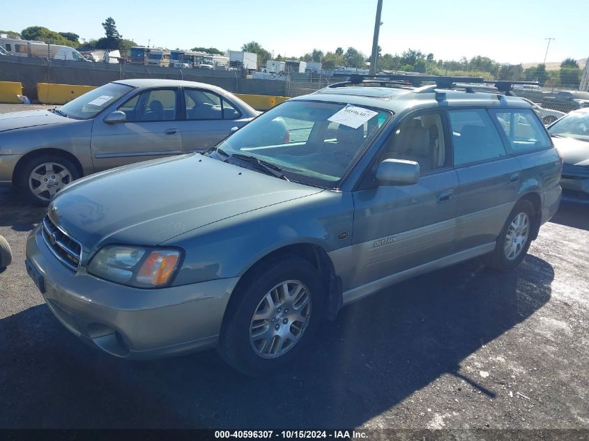 2002 Subaru Outback H6-3.0 L.l. Bean Edition VIN: 4S3BH806027604839 Lot: 40596307