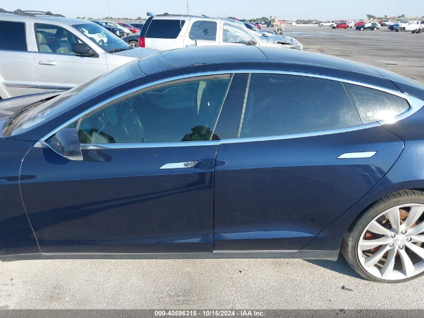 2013 Tesla Model S VIN: 5YJSA1DN4DFP27120 Lot: 40596315