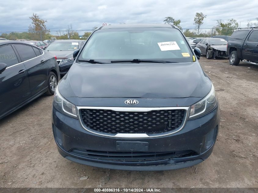 2016 Kia Sedona Lx VIN: KNDMB5C17G6127137 Lot: 40596316