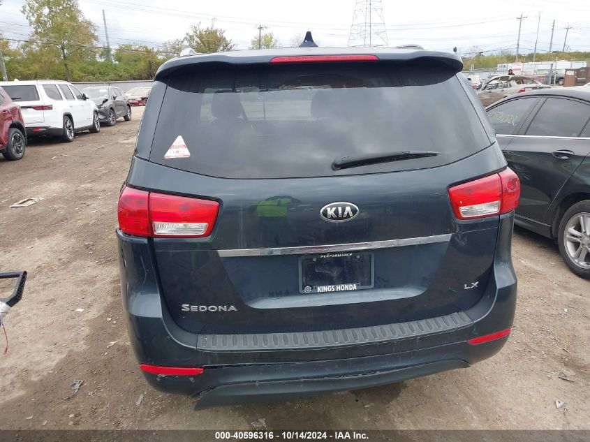 2016 Kia Sedona Lx VIN: KNDMB5C17G6127137 Lot: 40596316