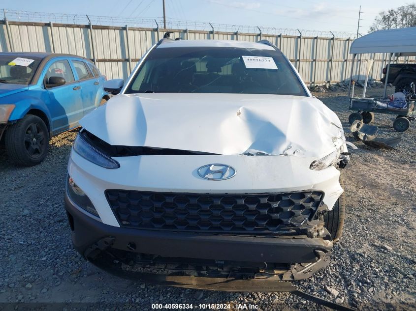 2022 Hyundai Kona Sel VIN: KM8K62AB9NU871011 Lot: 40596334