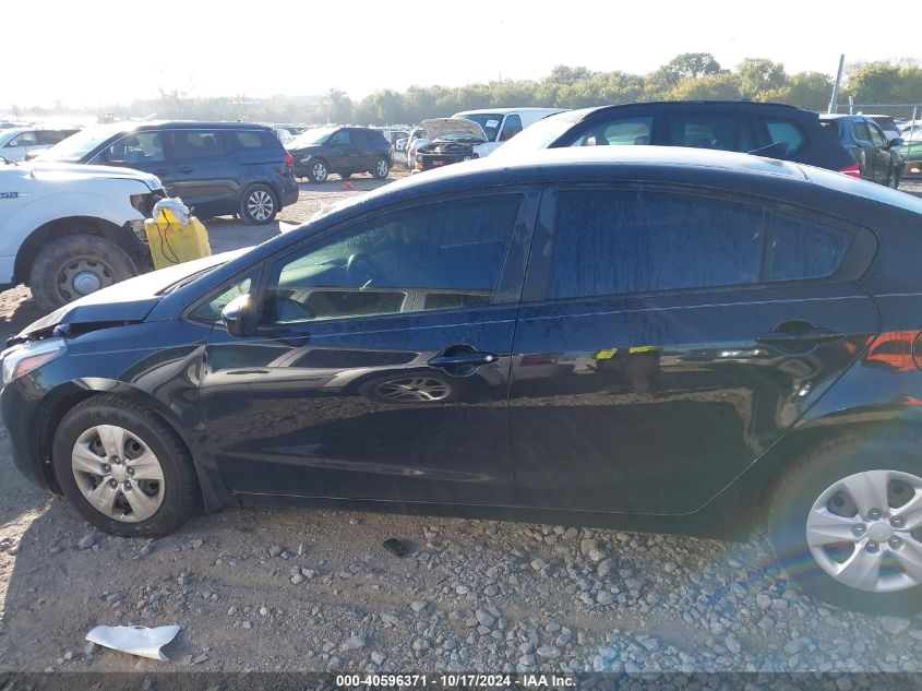 2017 Kia Forte Lx VIN: 3KPFK4A76HE109475 Lot: 40596371