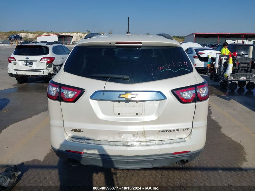 2014 Chevrolet Traverse Ltz VIN: 1GNKRJKD6EJ182655 Lot: 40596377