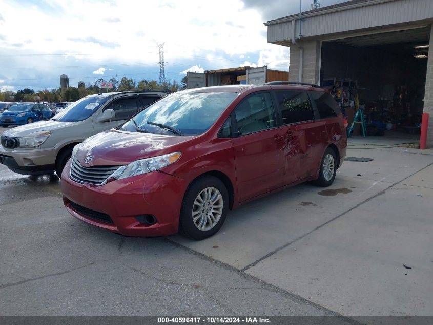 2011 Toyota Sienna Xle V6 VIN: 5TDYK3DC3BS098931 Lot: 40596417