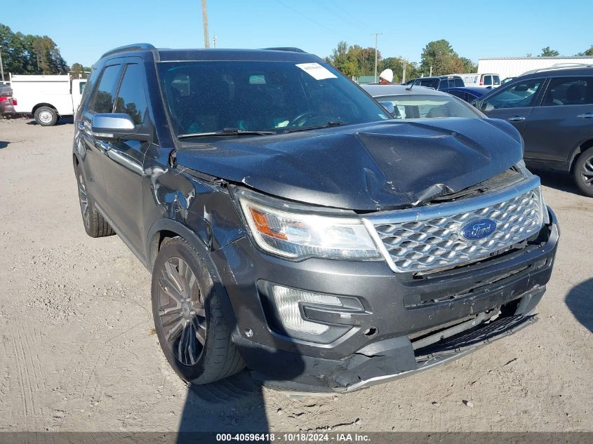 2017 Ford Explorer Platinum VIN: 1FM5K8HT7HGA64063 Lot: 40596418