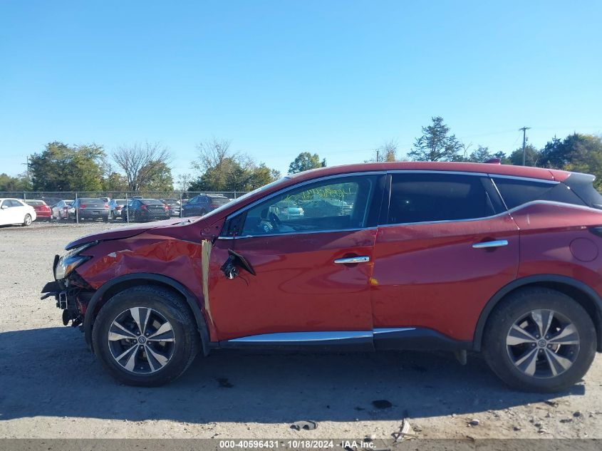 2019 Nissan Murano S VIN: 5N1AZ2MSXKN106586 Lot: 40596431