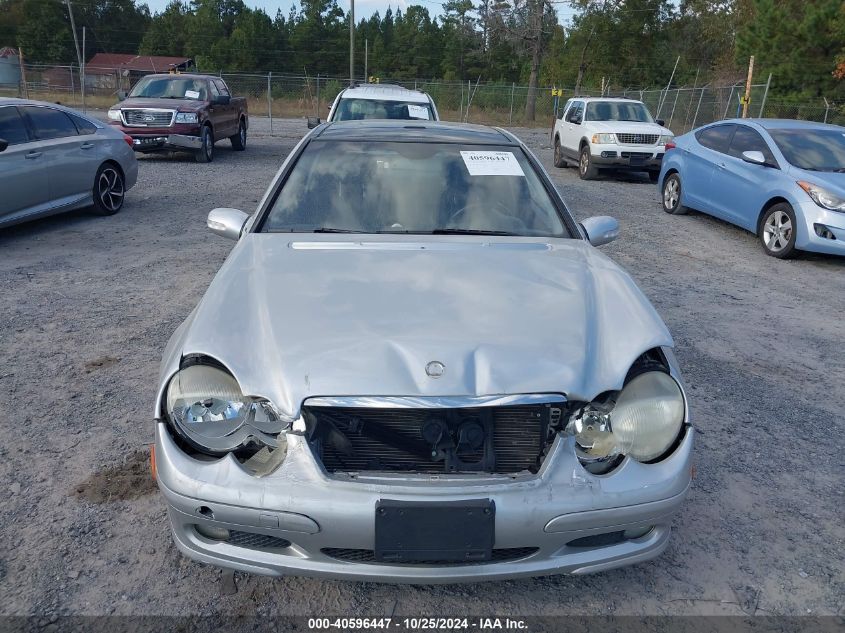 2004 Mercedes-Benz C 230 Kompressor Sport VIN: WDBRN40J54A604070 Lot: 40596447