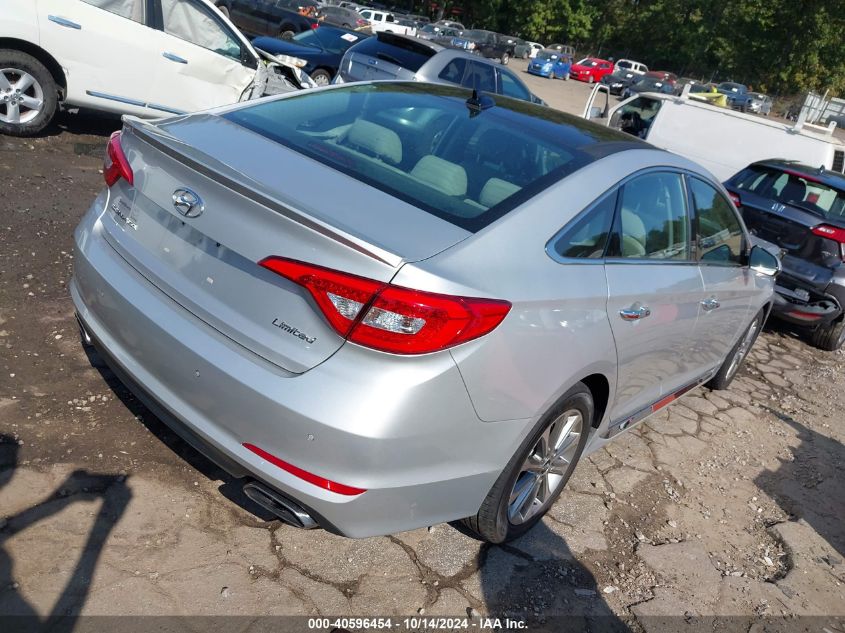 2016 Hyundai Sonata Limited VIN: 5NPE34AF8GH399339 Lot: 40596454