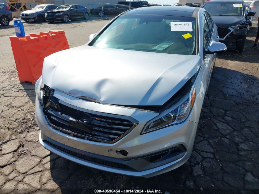 2016 Hyundai Sonata Limited VIN: 5NPE34AF8GH399339 Lot: 40596454