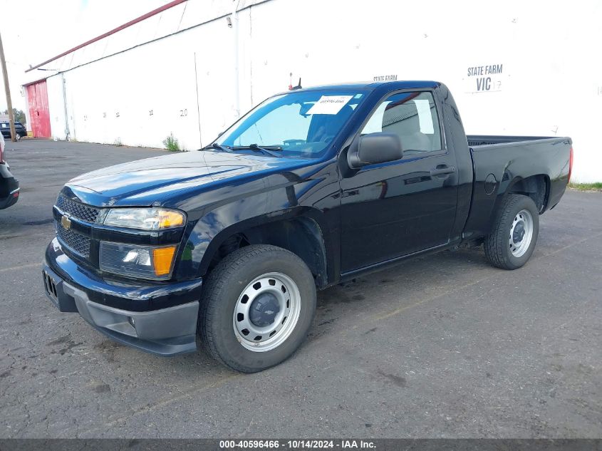 2012 Chevrolet Colorado Work Truck VIN: 1GCCSBF96C8110744 Lot: 40596466