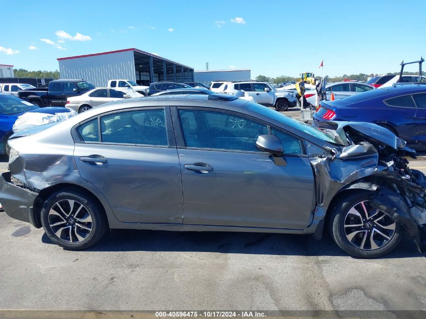 2013 Honda Civic Ex-L VIN: 19XFB2F96DE045687 Lot: 40596475