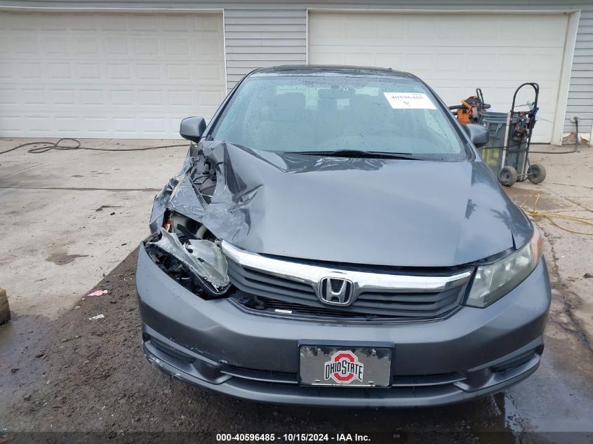 2012 Honda Civic Ex VIN: 19XFB2F8XCE089794 Lot: 40596485