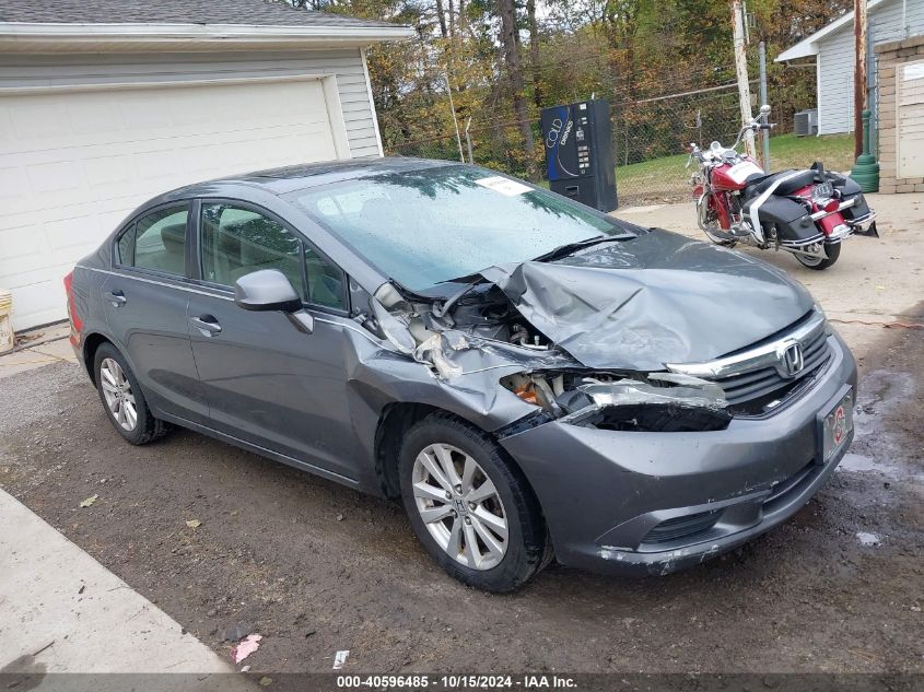 2012 Honda Civic Ex VIN: 19XFB2F8XCE089794 Lot: 40596485