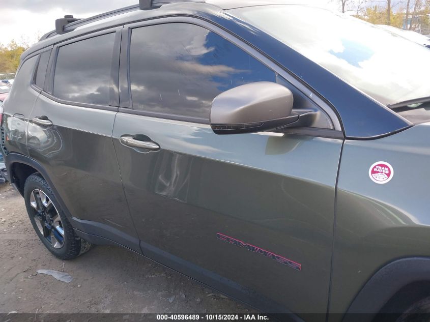 2018 Jeep Compass Trailhawk 4X4 VIN: 3C4NJDDB9JT192464 Lot: 40596489