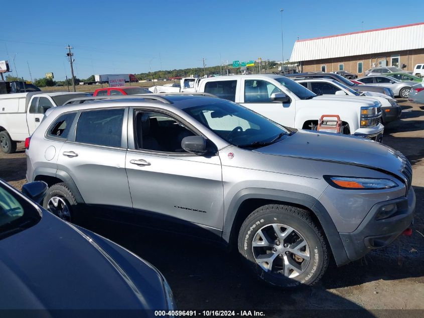 2018 Jeep Cherokee Trailhawk 4X4 VIN: 1C4PJMBB9JD541527 Lot: 40596491