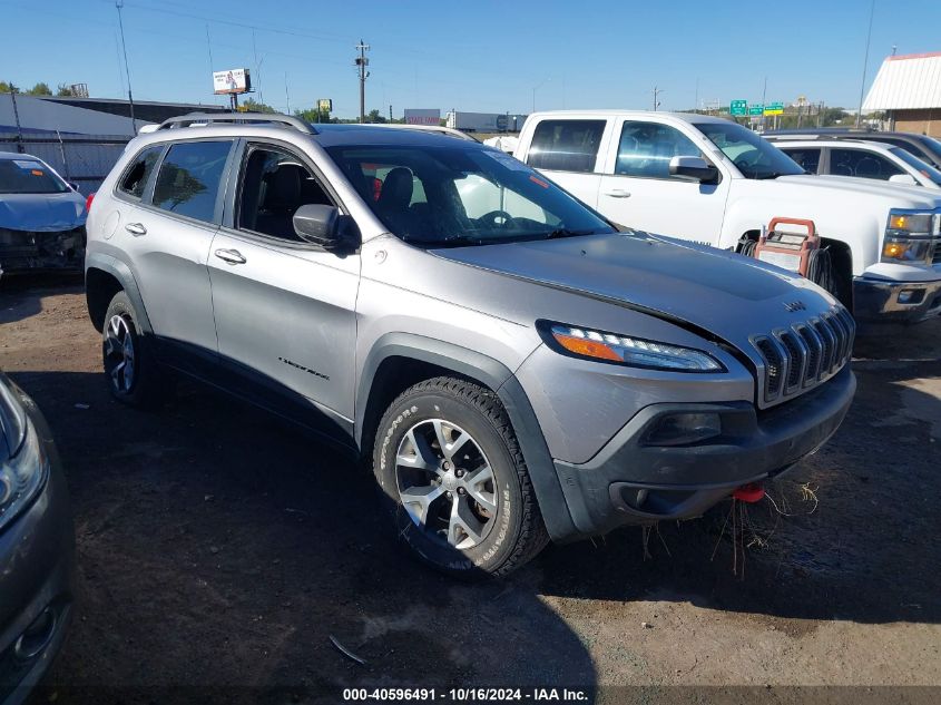 2018 Jeep Cherokee Trailhawk 4X4 VIN: 1C4PJMBB9JD541527 Lot: 40596491