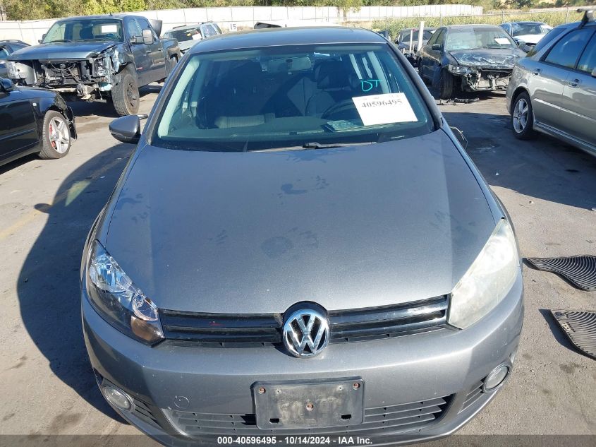 2012 Volkswagen Golf Tdi 4-Door VIN: WVWDM7AJ5CW342180 Lot: 40596495