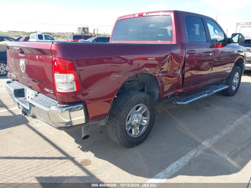 2022 Ram 2500 Big Horn 4X4 6'4 Box VIN: 3C6UR5DJ2NG137250 Lot: 40596556