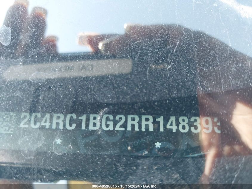 2024 Chrysler Pacifica Touring L VIN: 2C4RC1BG2RR148393 Lot: 40596615