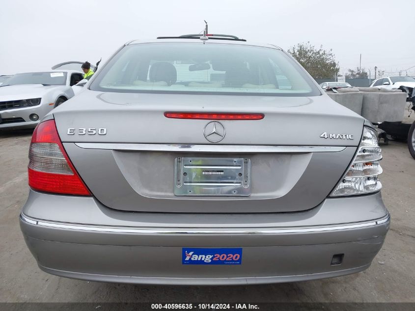 2009 Mercedes-Benz E 350 4Matic VIN: WDBUF87X89B366578 Lot: 40596635