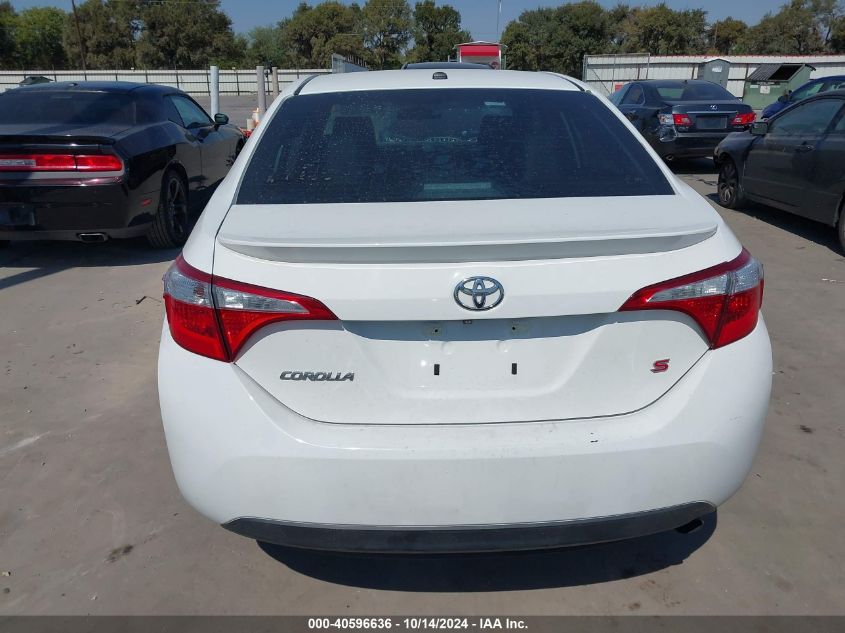 2015 Toyota Corolla L/Le/Le Pls/Prm/S/S Pls VIN: 5YFBURHE7FP257950 Lot: 40596636