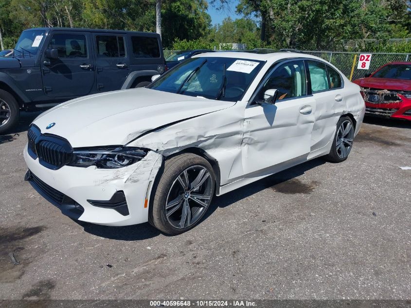 2021 BMW 330I VIN: 3MW5R1J05M8C03572 Lot: 40596648