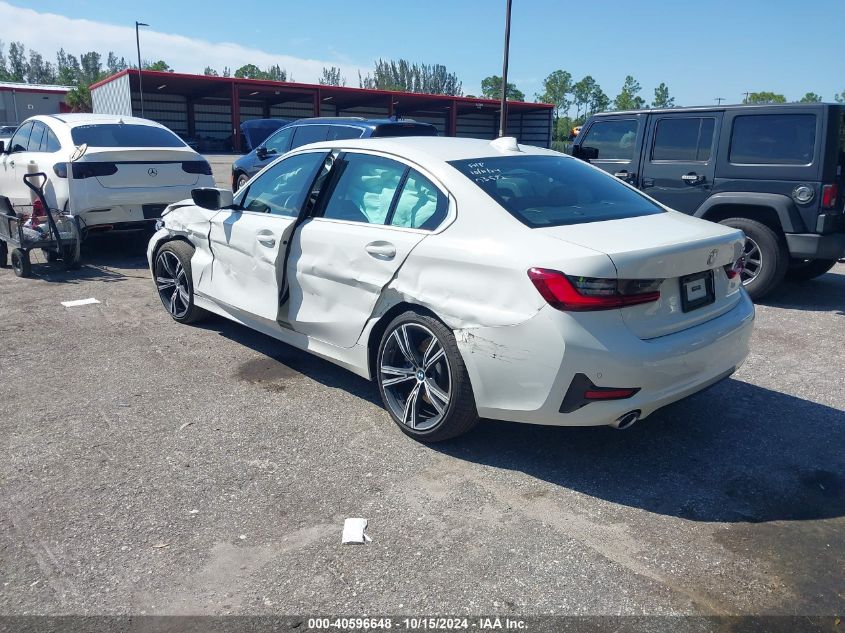 2021 BMW 330I VIN: 3MW5R1J05M8C03572 Lot: 40596648