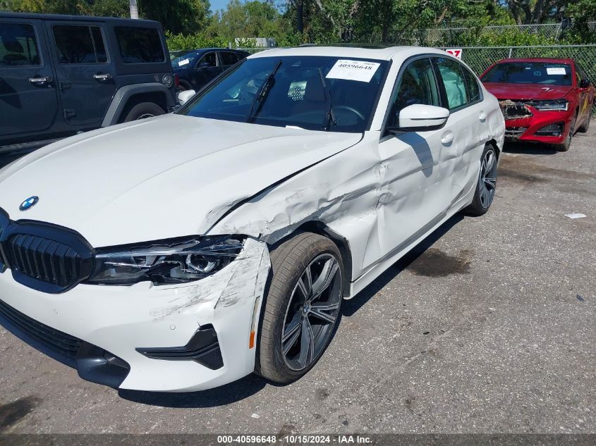 2021 BMW 330I VIN: 3MW5R1J05M8C03572 Lot: 40596648