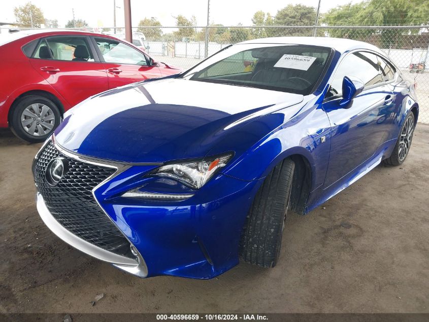 VIN JTHHE5BC3F5009536 2015 Lexus RC, 350 no.2