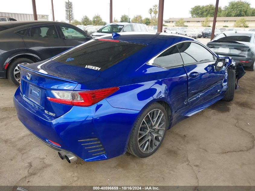 VIN JTHHE5BC3F5009536 2015 Lexus RC, 350 no.4