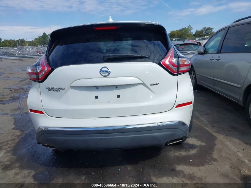 2017 Nissan Murano S VIN: 5N1AZ2MH3HN189890 Lot: 40596664