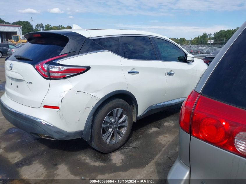 2017 Nissan Murano S VIN: 5N1AZ2MH3HN189890 Lot: 40596664