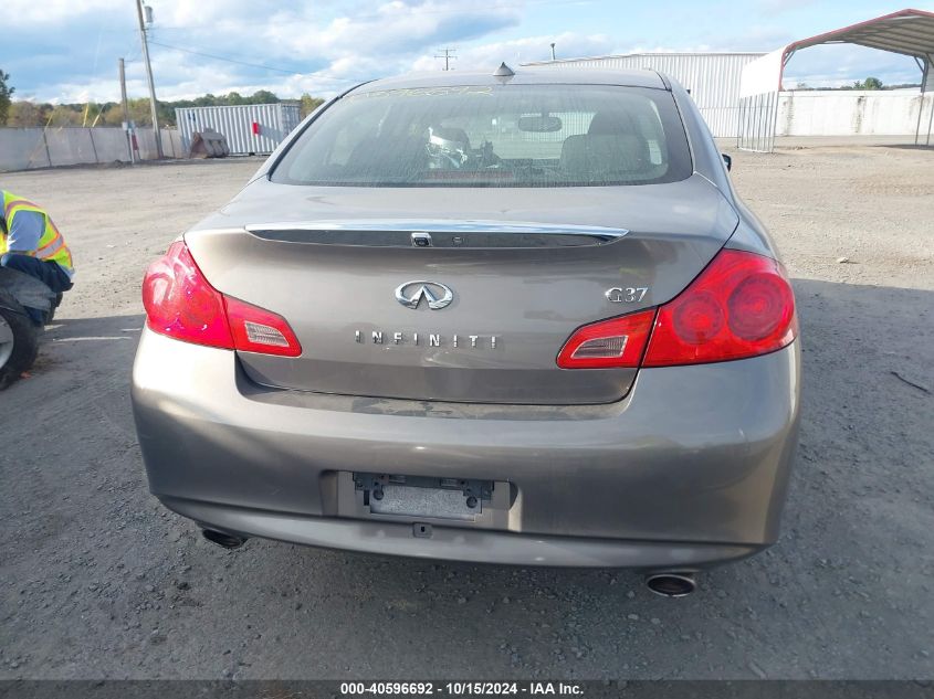 2011 Infiniti G37 Journey VIN: JN1CV6AP3BM501508 Lot: 40596692