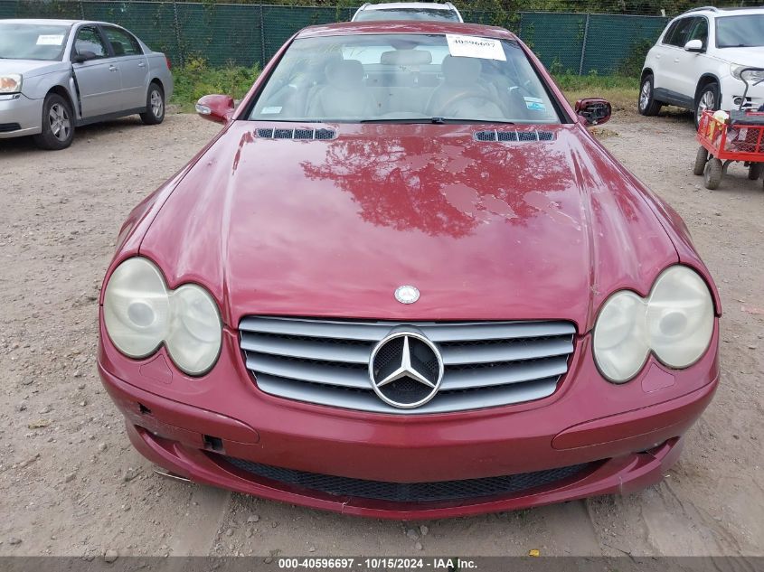 2003 Mercedes-Benz Sl 500 VIN: WDBSK75F53F006689 Lot: 40596697