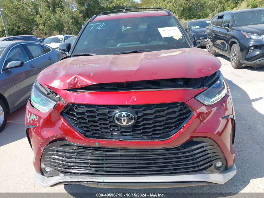 2022 Toyota Highlander Xse VIN: 5TDLZRAHXNS130982 Lot: 40596715