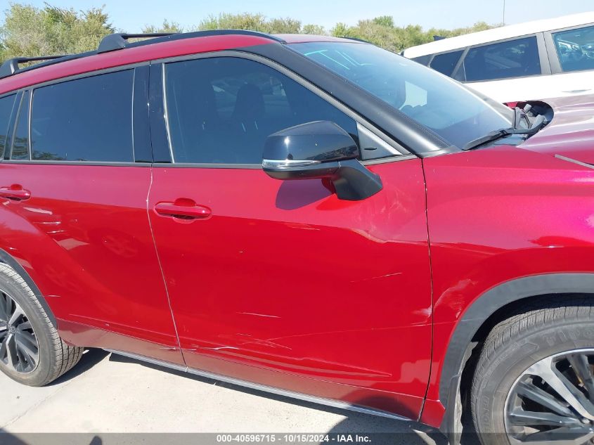 2022 Toyota Highlander Xse VIN: 5TDLZRAHXNS130982 Lot: 40596715