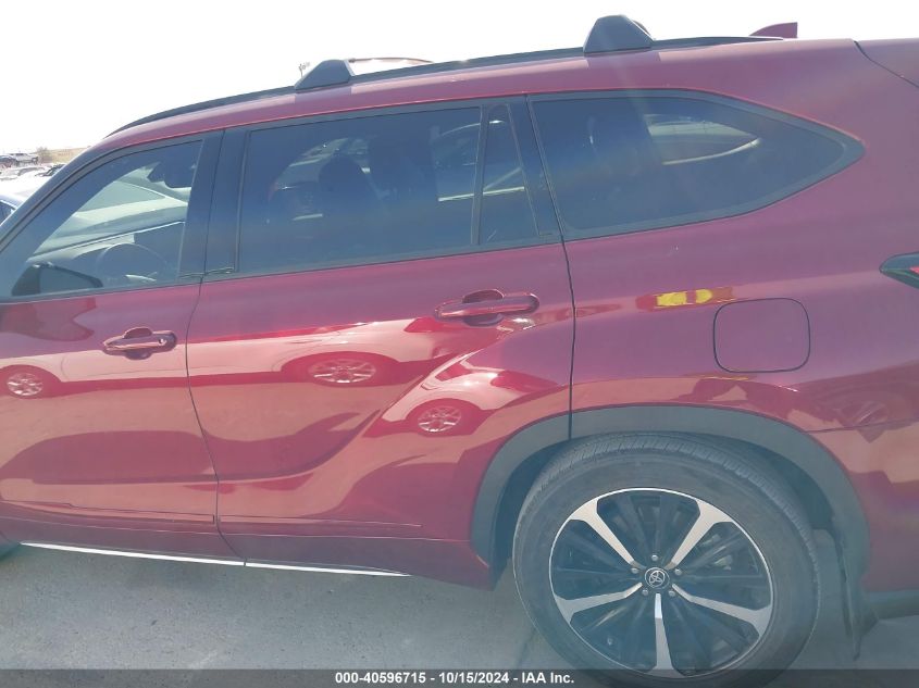 2022 Toyota Highlander Xse VIN: 5TDLZRAHXNS130982 Lot: 40596715