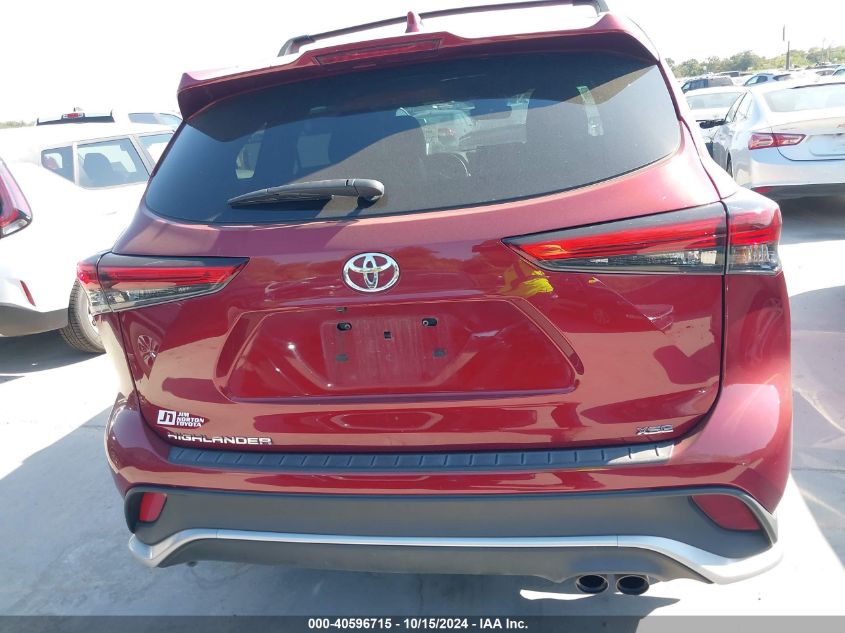2022 Toyota Highlander Xse VIN: 5TDLZRAHXNS130982 Lot: 40596715