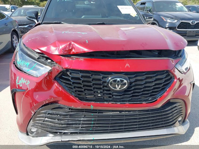 2022 Toyota Highlander Xse VIN: 5TDLZRAHXNS130982 Lot: 40596715