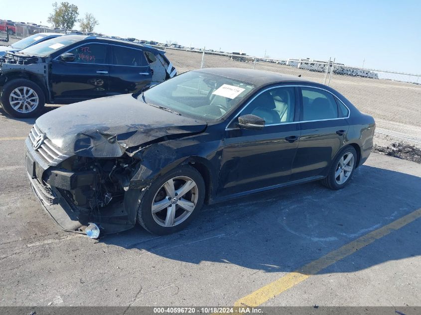 2013 Volkswagen Passat 2.5L Se VIN: 1VWBP7A32DC135231 Lot: 40596720