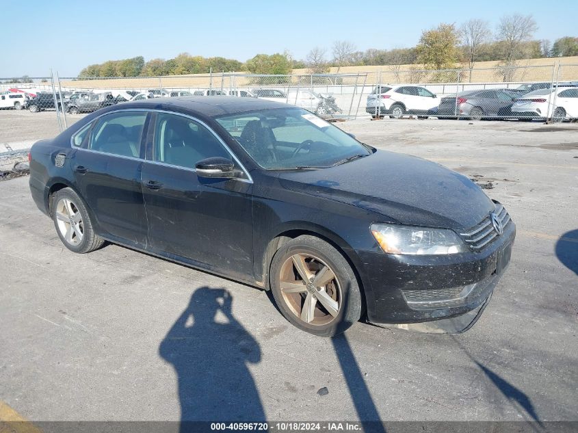 VIN 1VWBP7A32DC135231 2013 Volkswagen Passat, 2.5L Se no.1