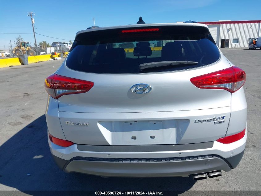 KM8J3CA26GU267574 2016 Hyundai Tucson Limited