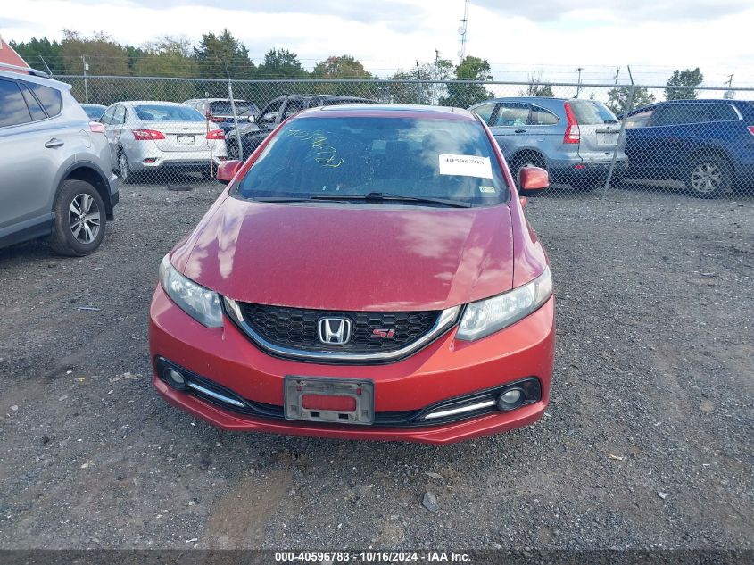 2013 Honda Civic Si VIN: 2HGFB6E51DH704481 Lot: 40596783