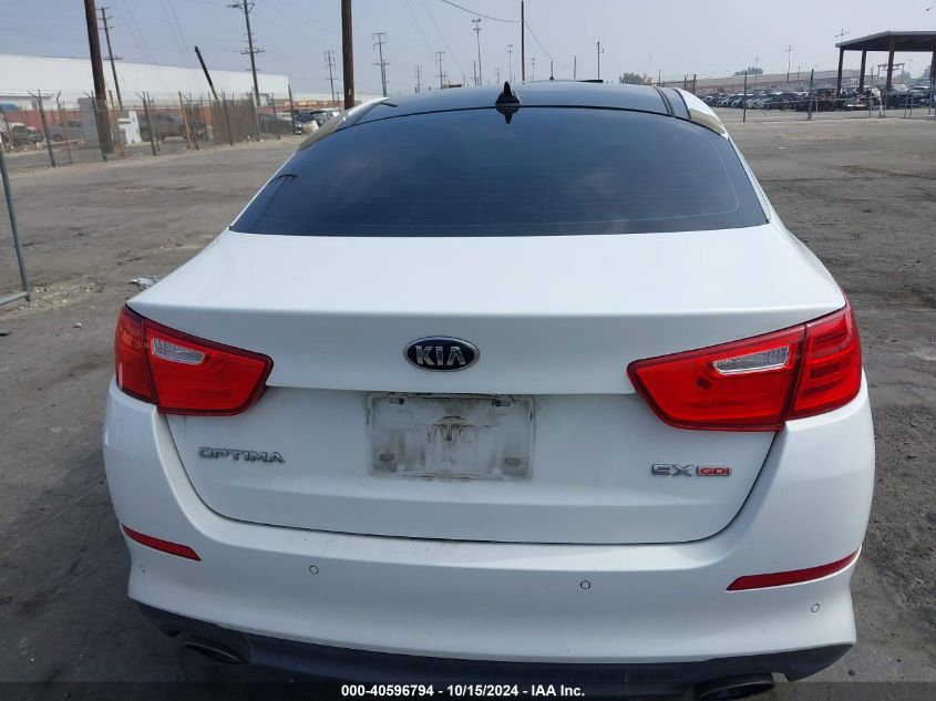 2014 Kia Optima Ex VIN: 5XXGN4A72EG267472 Lot: 40596794