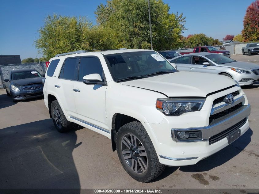 2017 Toyota 4Runner Limited VIN: JTEBU5JR5H5470834 Lot: 40596800