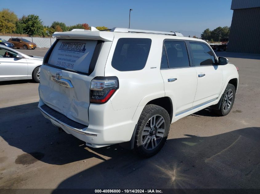 2017 Toyota 4Runner Limited VIN: JTEBU5JR5H5470834 Lot: 40596800