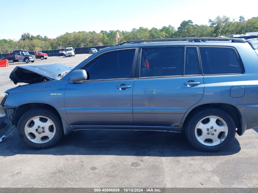 2004 Toyota Highlander Limited V6 VIN: JTEDP21A640026149 Lot: 40596809